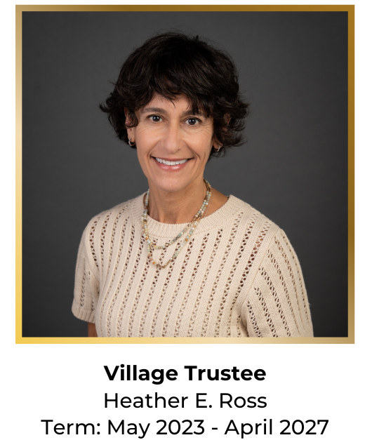 Village Trustee Heather Ross