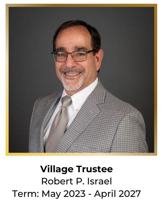 Village Trustee Robert Israel
