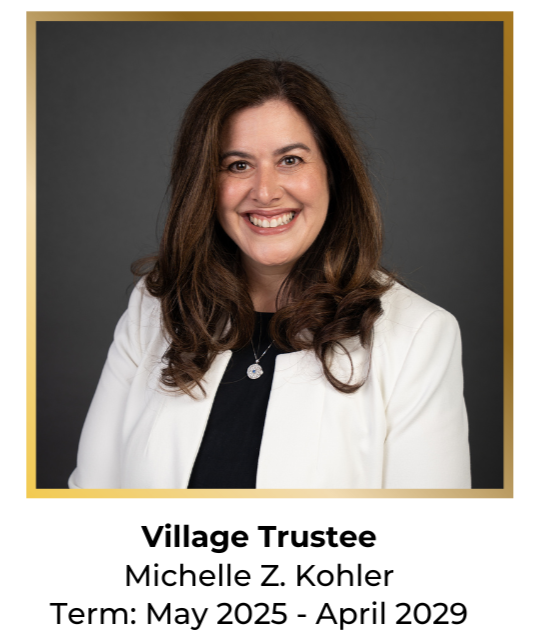 Village Trustee Michelle Kohler