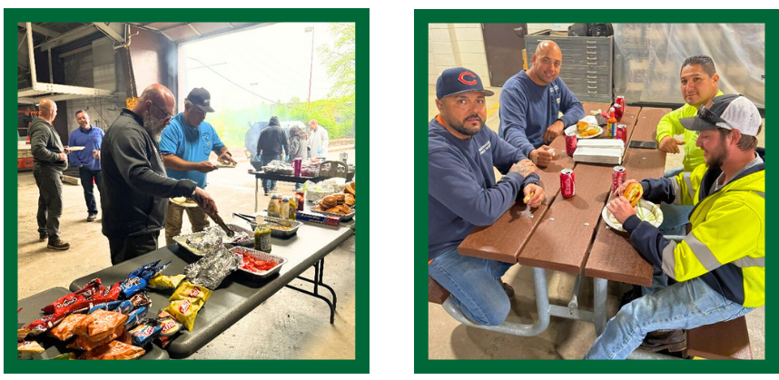 PW Staff at work BBQ event